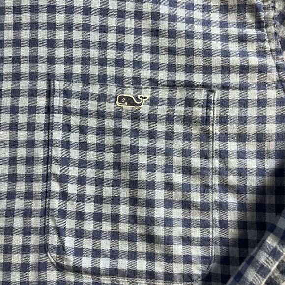 Vineyard Vines Long Sleeve Shirt Men’s XL Classic Fit Tucker‎ Shirt Blue Plaid - Picture 3 of 9